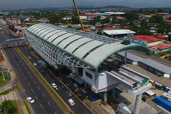 The construction of Line 2 of the Panama Metro is 53% complete