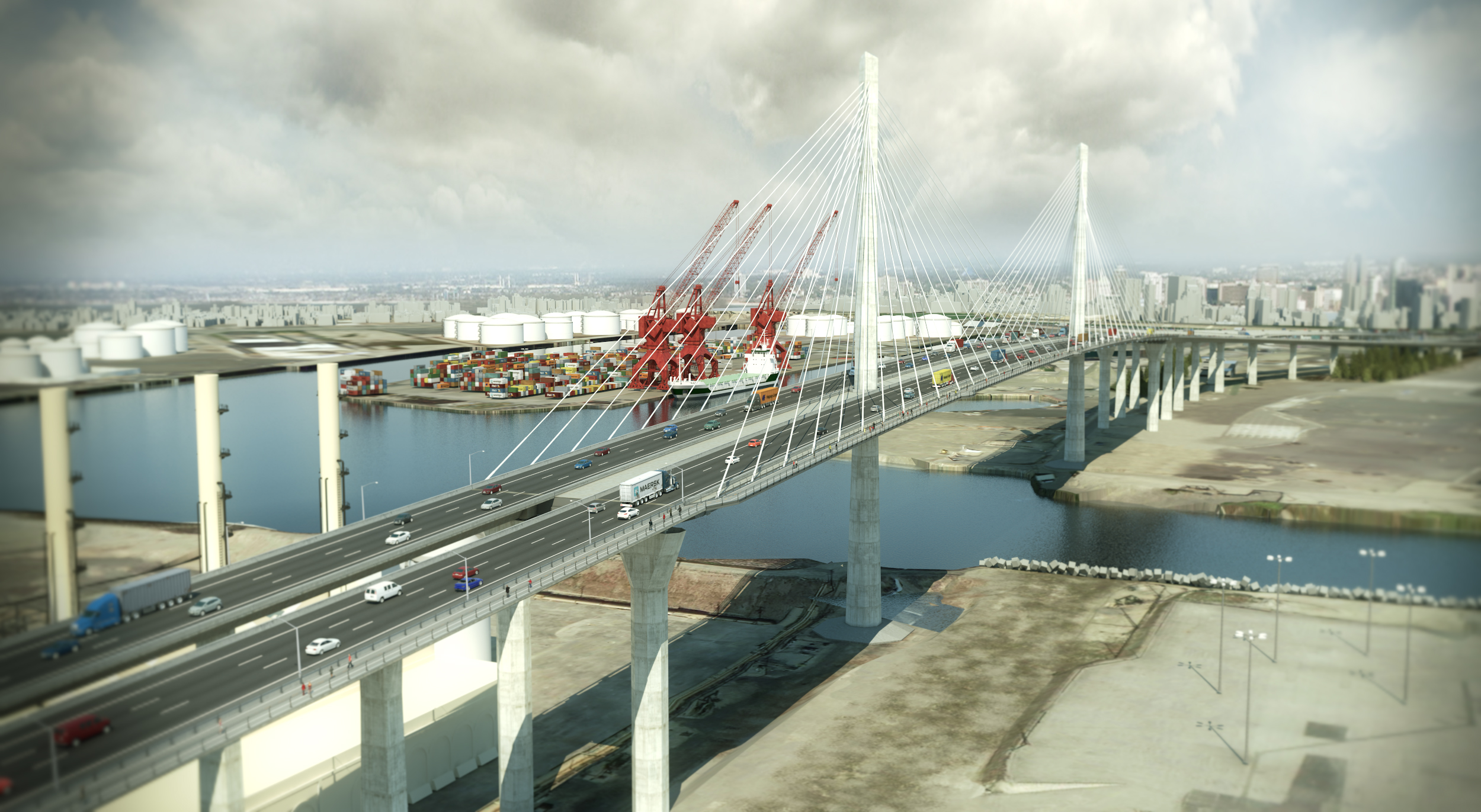 FCC logra la adjudicación del puente Gerald Desmond en Los Angeles (EE.UU.) por 540 millones de euros