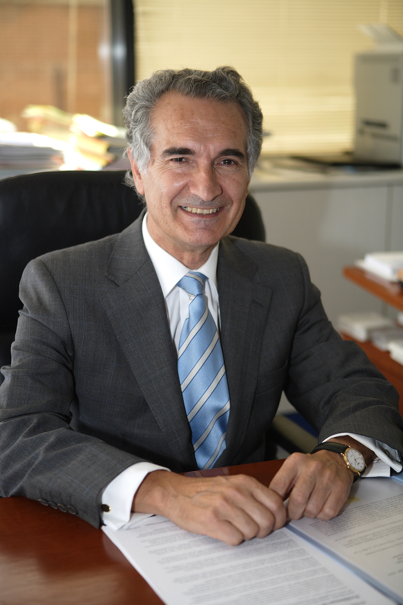 Fernando Moreno, Chairman of FCC Construction, distinguished by the Association of Civil Engineers with the medal of professional merit