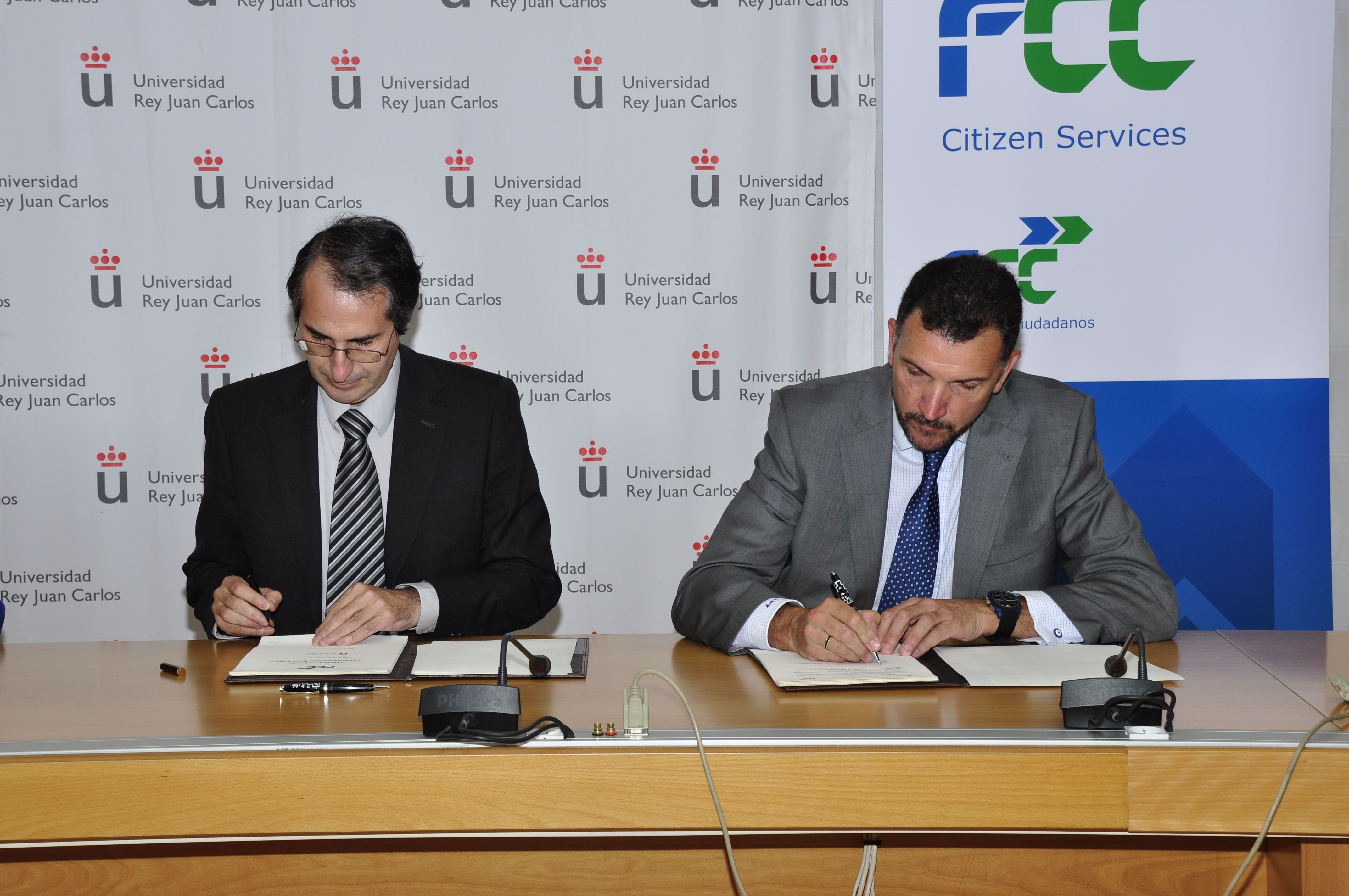 La Universidad Rey Juan Carlos y FCC crean un observatorio sobre Servicios Ecoeficientes en las ciudades