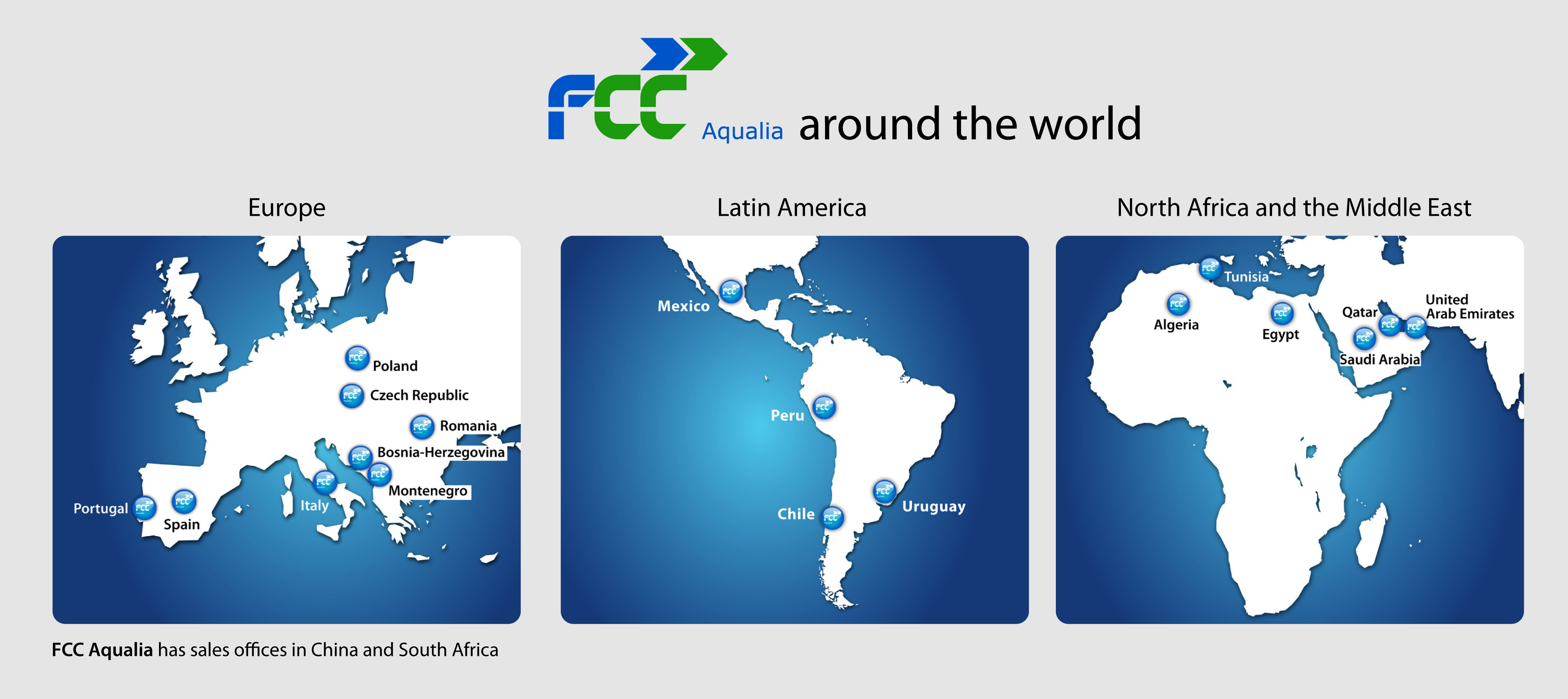FCC Aqualia in the World