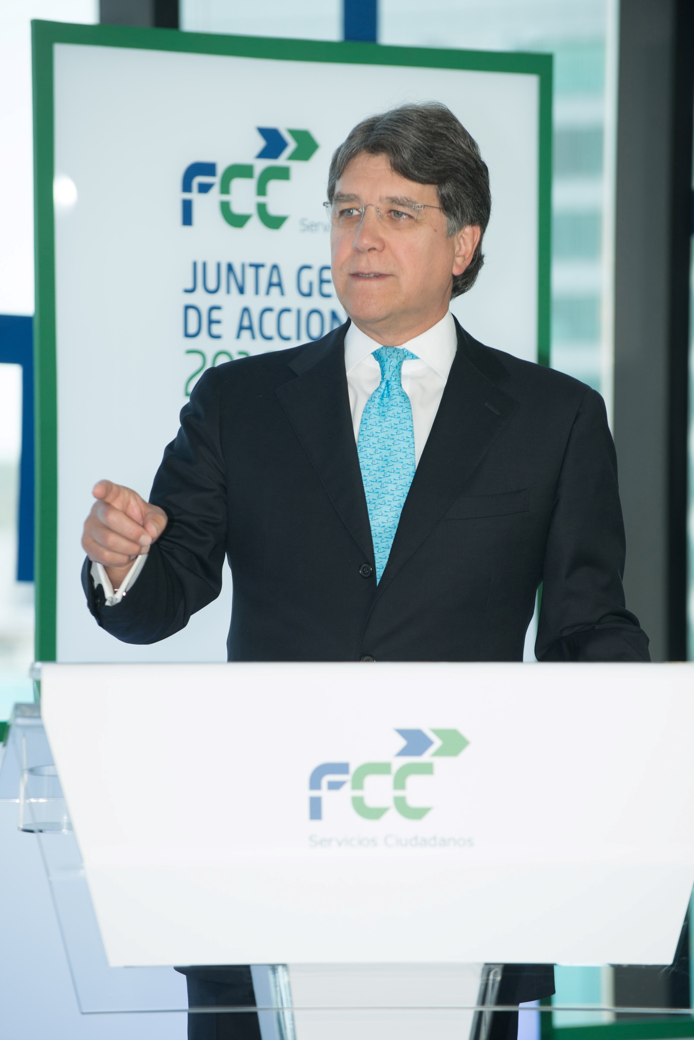 Carlos M. Jarque, Group CEO, during his speech at FCC Shareholders´ meeting 2016