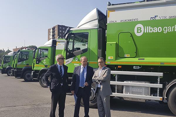 FCC Medio Ambiente renueva la flota del ayuntamiento de Bilbao con vehículos y maquinaria de última generación