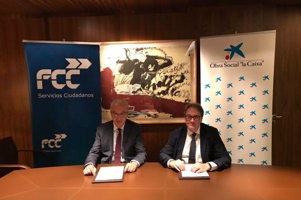 FCC Environment and  la Caixa  foundation join to promote the social-labour inclusion of people at risk of exclusion