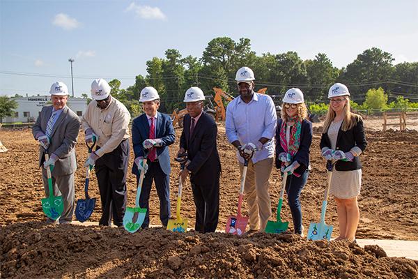 Groundbreaking of the new FCC Environmental Services Material Recovery Facility in Houston