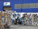 Recycling plant, bale stock, Czech Republic