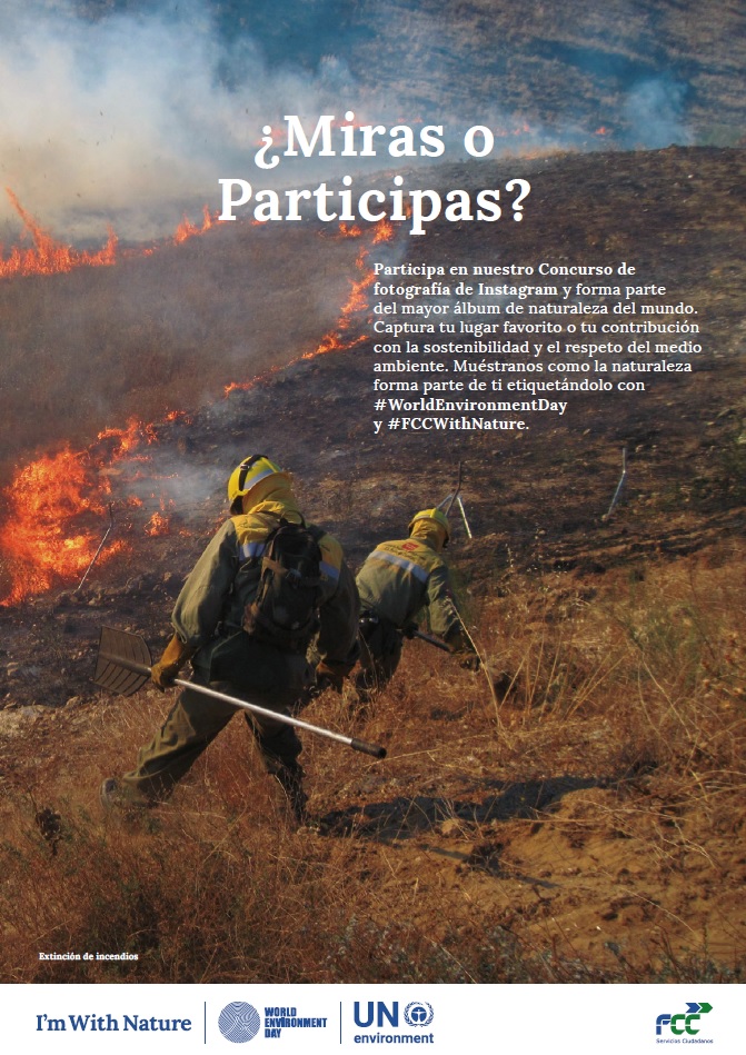 Cartel Extinción de incendios