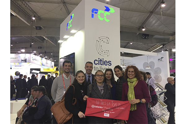 Fundación Once felicita a FCC Medio Ambiente por las iniciativas responsables presentadas en el congreso internacional Smart City