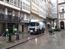 Street cleaning in A Coruña