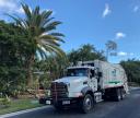 Waste collection in Palm Beach, Florida (USA)