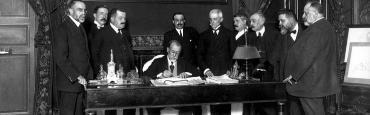 Signing of the company articles of incorporation