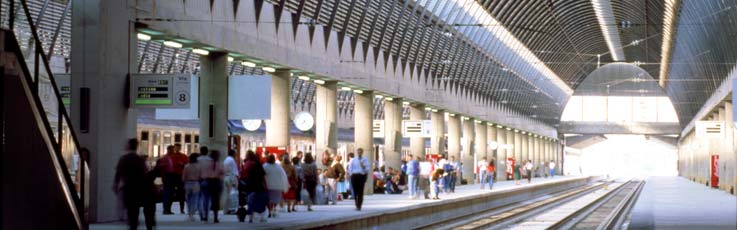 Cajonero Estación de Santa Justa (Sevilla)