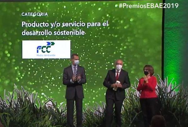 FCC Medio Ambiente winner of the EBAE Awards 2019/2020 for its 100% electric, industrial chassis-platform for urban service vehicles
