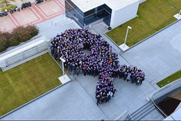 FCC observes the International Day for the Elimination of Violence against Women at its corporate headquarters in Las Tablas, Madrid