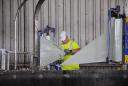 Recycling plant, wrapping bales, Czech Republic