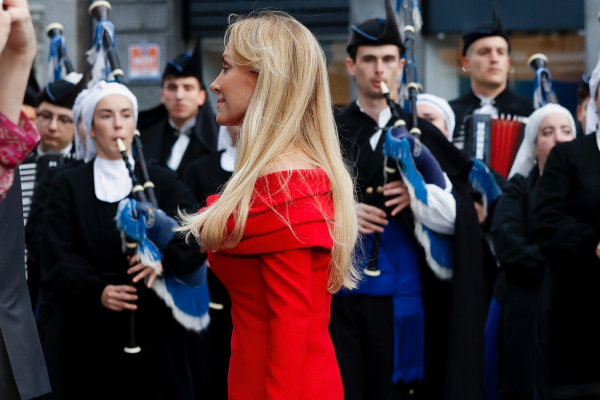 La presidenta del Grupo FCC, Esther Alcocer Koplowitz, asiste a la ceremonia de los Premios Princesa de Asturias 2026